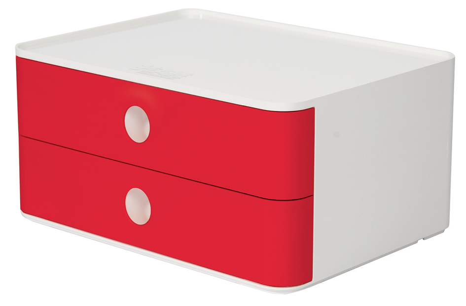 HAN Schubladenbox SMART-BOX ALLISON, 2 Schübe, cherry red