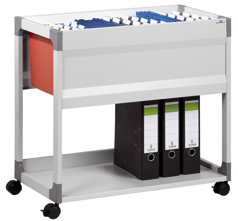 DURABLE Hängemappen-Wagen SYSTEM File Trolley, grau