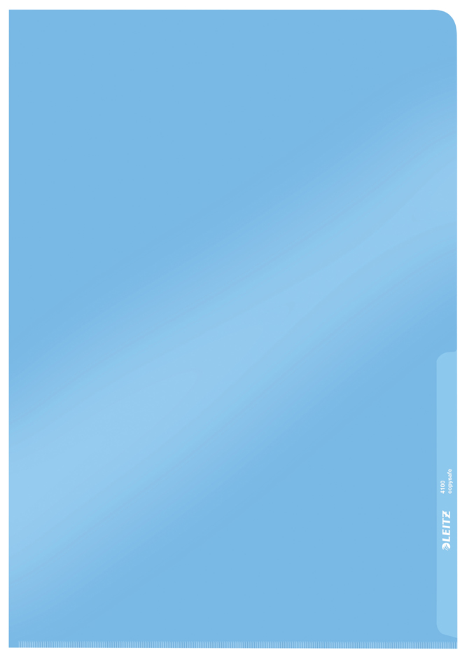 LEITZ Sichthülle Premium, A4, PVC, blau, 0,15 mm