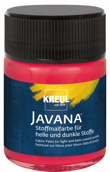 4000798919535 - Javana Stoffmalfarbe für helle und dunkle Stoffe weiss 50 ml Textiles Gestalten - Kreul