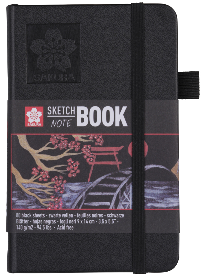 8712079448578 - Skizzenbuch Notizbuch 210 x 148 mm schwarz