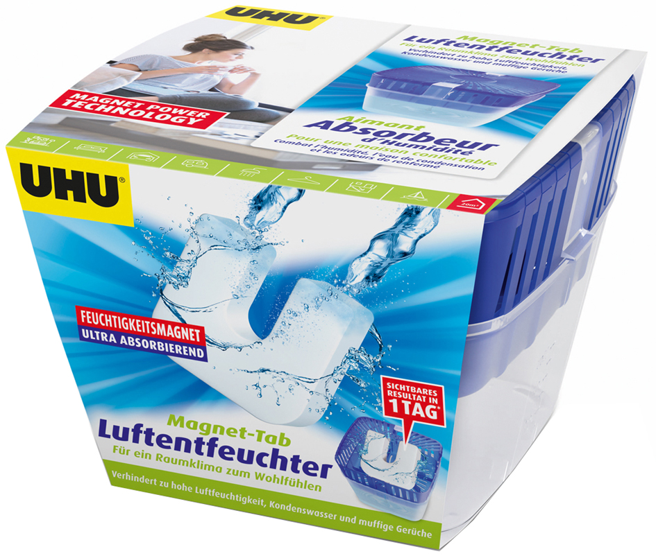 4026700530254 - 53025 Luftentfeuchter Blau-Weiß 450g - UHU