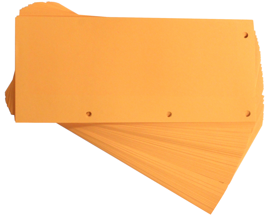 Oxford Trennstreifen Duo, aus Karton, 240 x 105 mm, orange