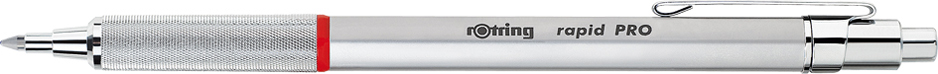 3501170949337 - rotring Druckkugelschreiber rapid PRO CHROM Strichfarbe blau Strichstärke M dokumentenecht (S0949330)