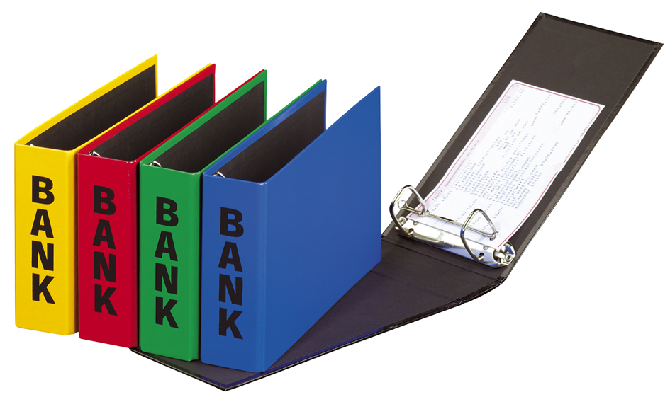 PAGNA Bankordner , Basic Colours, , für Kontoauszüge, sortiert