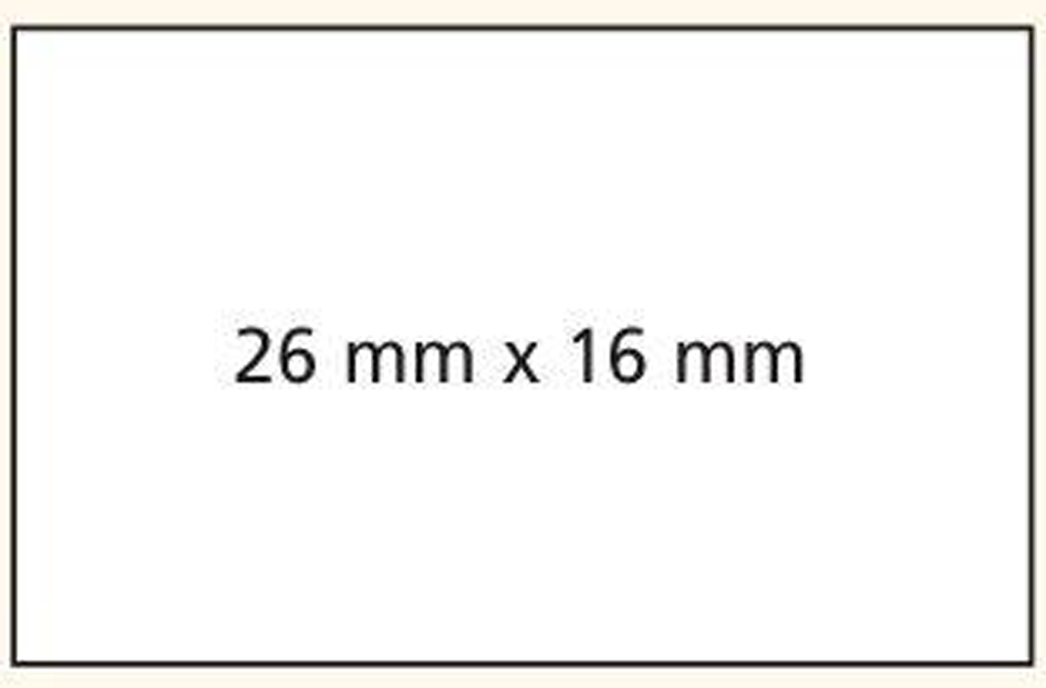 3270241009200 - Etiketten für Preisauszeichner 26 x 16 mm gelb