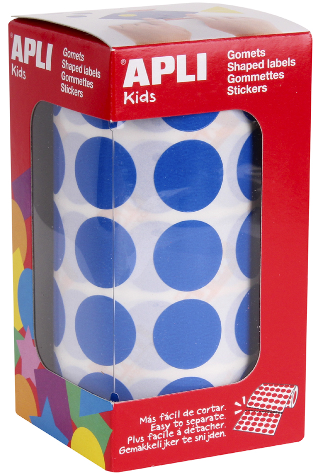 8410782048602 - apli Kids Sticker Creative Rund auf Rolle blau