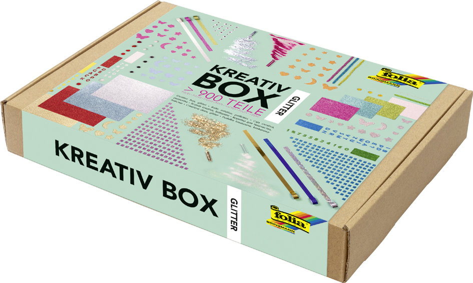 folia Kreativ Box , Glitter, , über 900 Teile