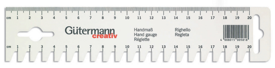 4008015005818 - Gütermann Handmaß 200 mm