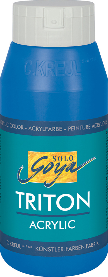 4000798122911 - Solo Goya Triton Acrylic neutralgrau 750 ml Textilfarbe - Kreul