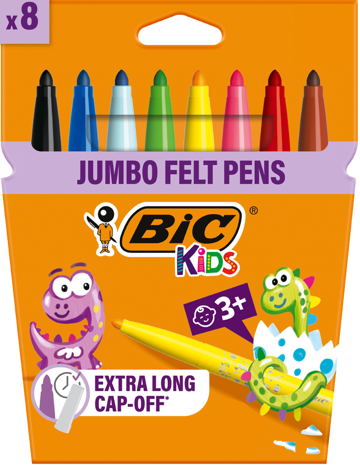 3270220010739 - BIC KIDS Fasermaler Visacolor 8er Kartonetui