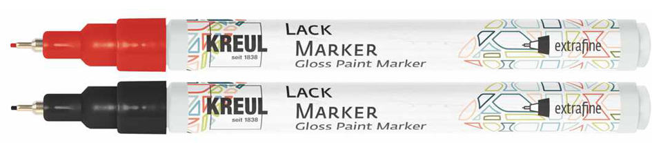 4000798474201 - Lack Marker extrafine gold 08 mm Künstlerfarben - Kreul