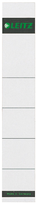 LEITZ Ordnerrücken-Einsteckschild, 32 x 190 mm, Karton, grau
