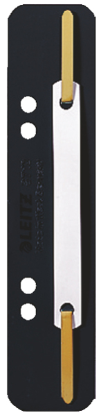 LEITZ Heftstreifen, 35 x 158 mm, PP-Folie, schwarz