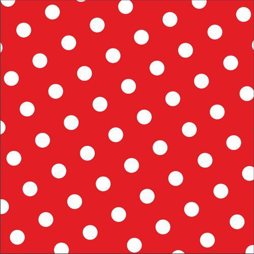 4002911827567 - Motivservietten Dots 330 x 330 mm rot