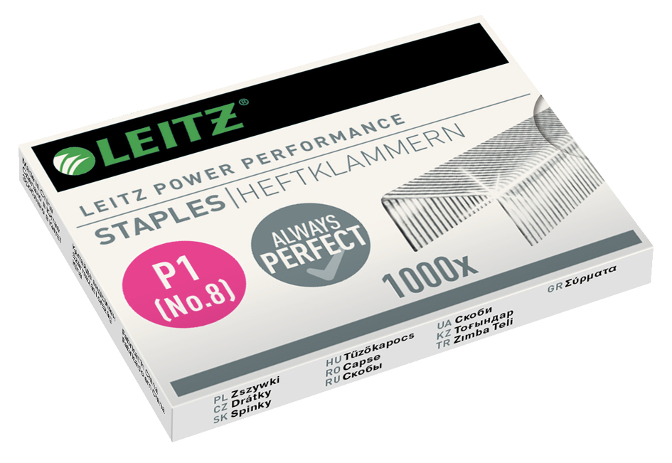 LEITZ Heftklammern 25/10, verzinkt