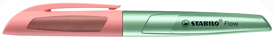 STABILO Füllhalter Flow COSMETIC, metallic grün/apricot