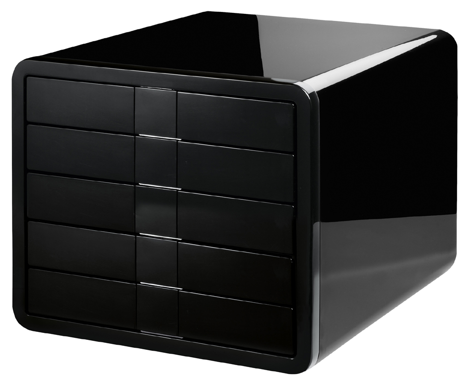 HAN Schubladenbox i-Box, 5 Schübe, schwarz