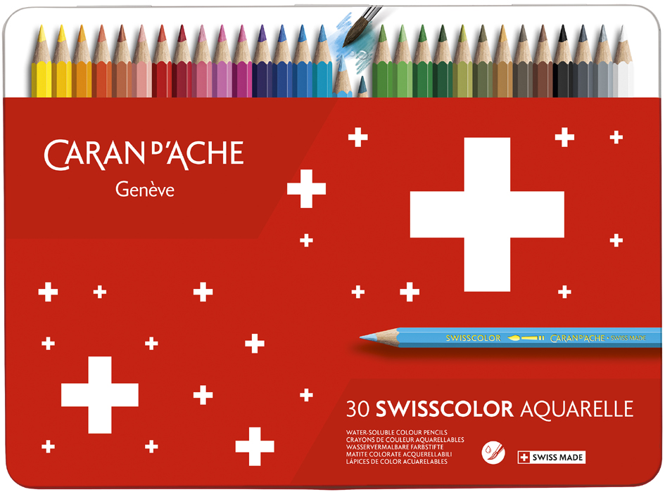 7610186020360 - CARAN DACHE Buntstifte Swisscolor 30er Metalletui