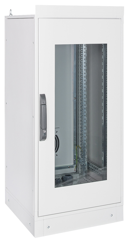 4016032380665 - DIGITUS Industrie-Netzwerkschrank IP55 24 HE grau 600x600