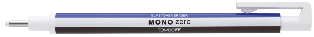 Tombow Radierstift , MONO zero, , runde Spitze, weiß