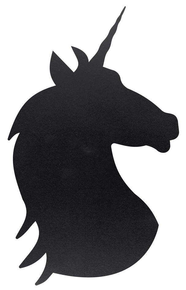 8719075287705 - Kreidetafel SILHOUETTE UNICORN weiß