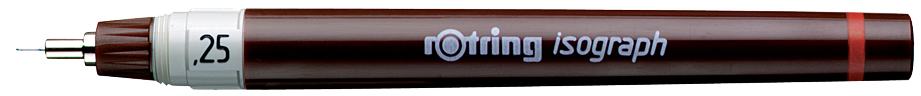 3501179033945 - rOtring Isograph technischer Zeichenstift | 010 mm nachfüllbare Fineliner