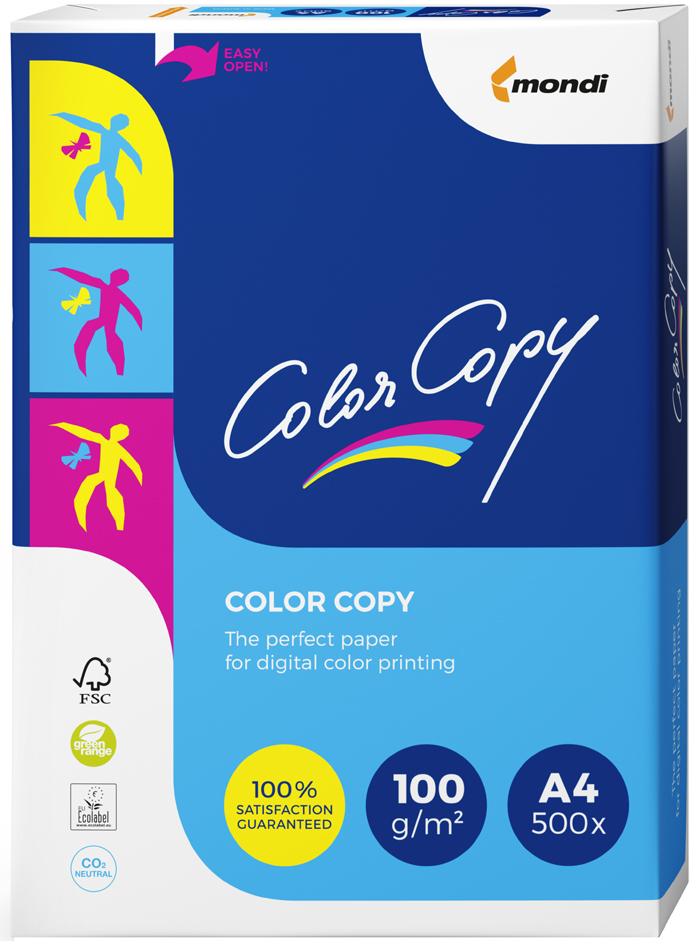 mondi Multifunktionspapier Color Copy, A4, 160 g/qm, weiß