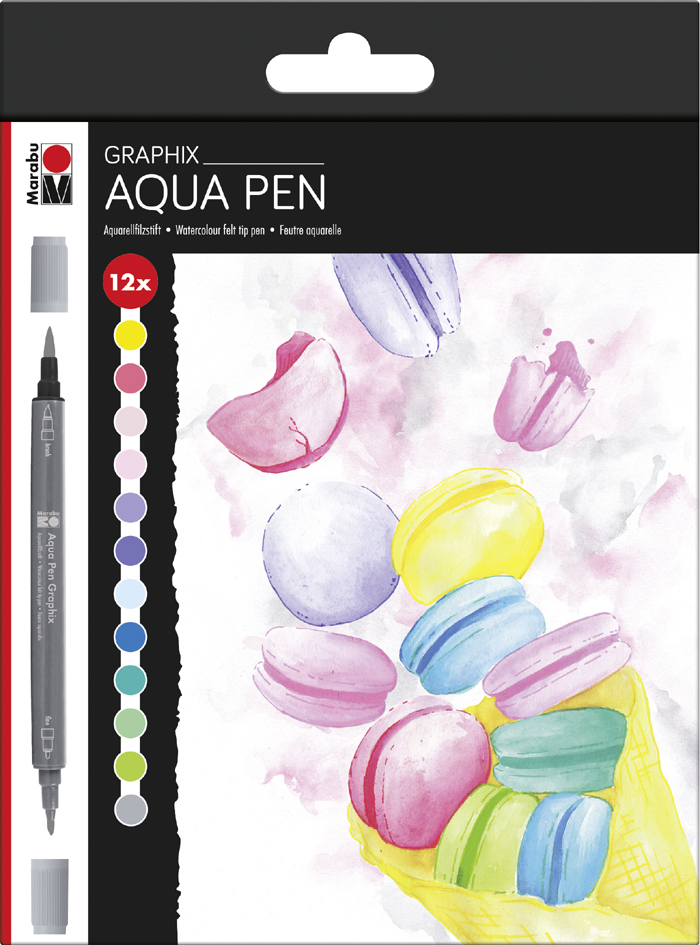 4007751821782 - Pinselstift Aqua Pen Graphix ICE ICE BABY 12er Etui