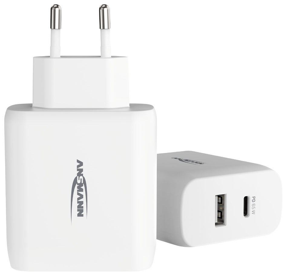 4013674161669 - Home Charger 254PD USB-Ladegerät 65 w Steckdose Anzahl Ausgänge 2 x usb usb-c® Buchse - Ansmann