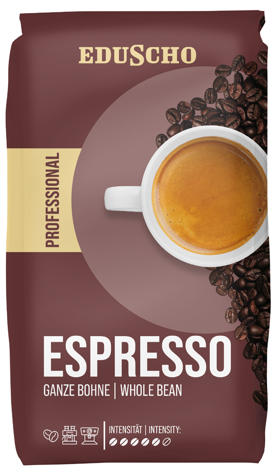 Eduscho Kaffee , Professional Espresso, , ganze Bohne
