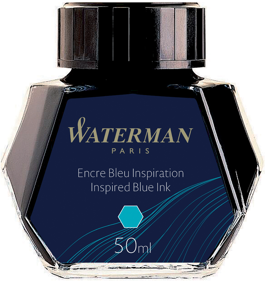 3034325106793 - Füllertinte im Tintenfass | Inspired Blue | Tintenflacon mit 50 ml