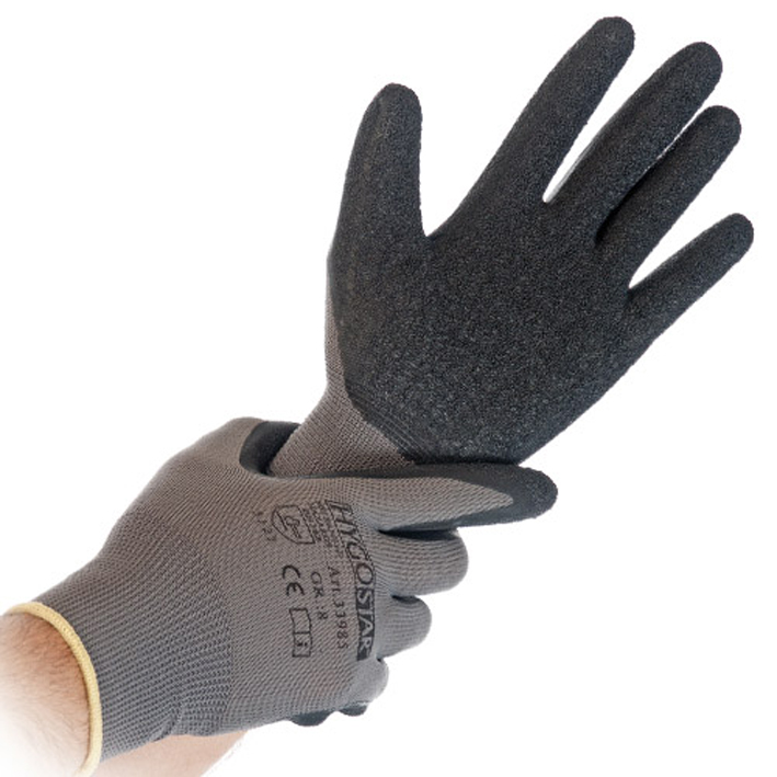 4015544339826 - 12 x Nylon-Feinstrick-Handschuh Skill XXL 11 grau VE=12 Paar