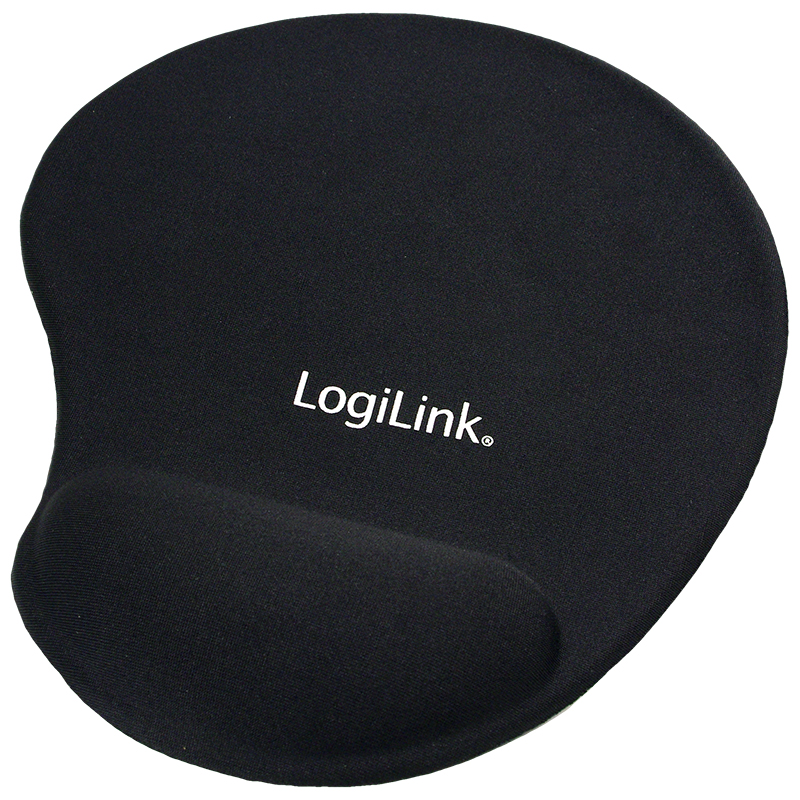 LogiLink Gel Handgelenkauflage mit Maus Pad, schwarz