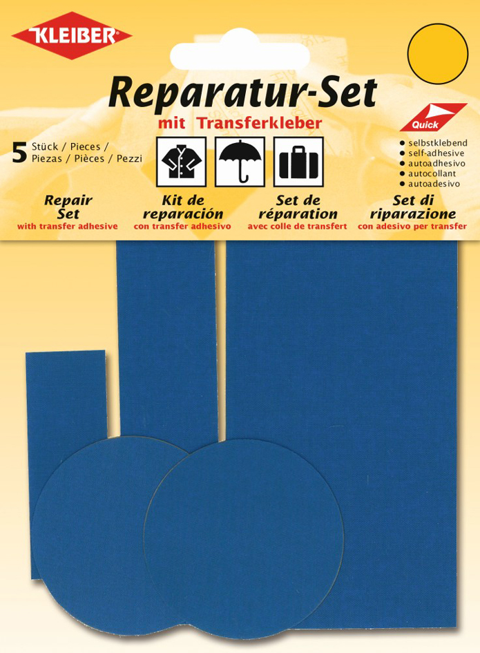 4009691430130 - KLEIBER Flicken-Reparatur-Set kornblau