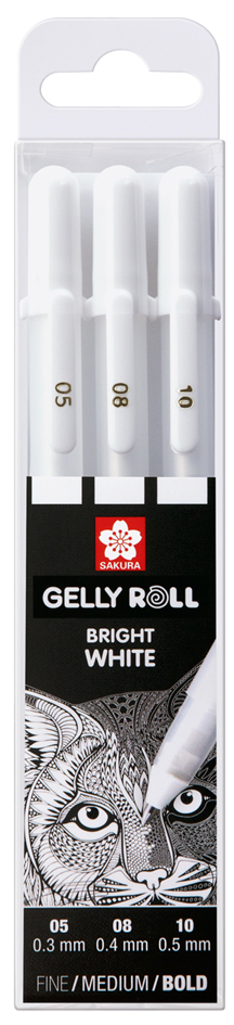 8712079409319 - Gel-Tintenroller Gelly Roll Bright White sortiert