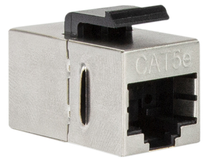 4052792061802 - LOGILINK NK4029 - Keystone RJ45 Buchse > Buchse Cat5e STP