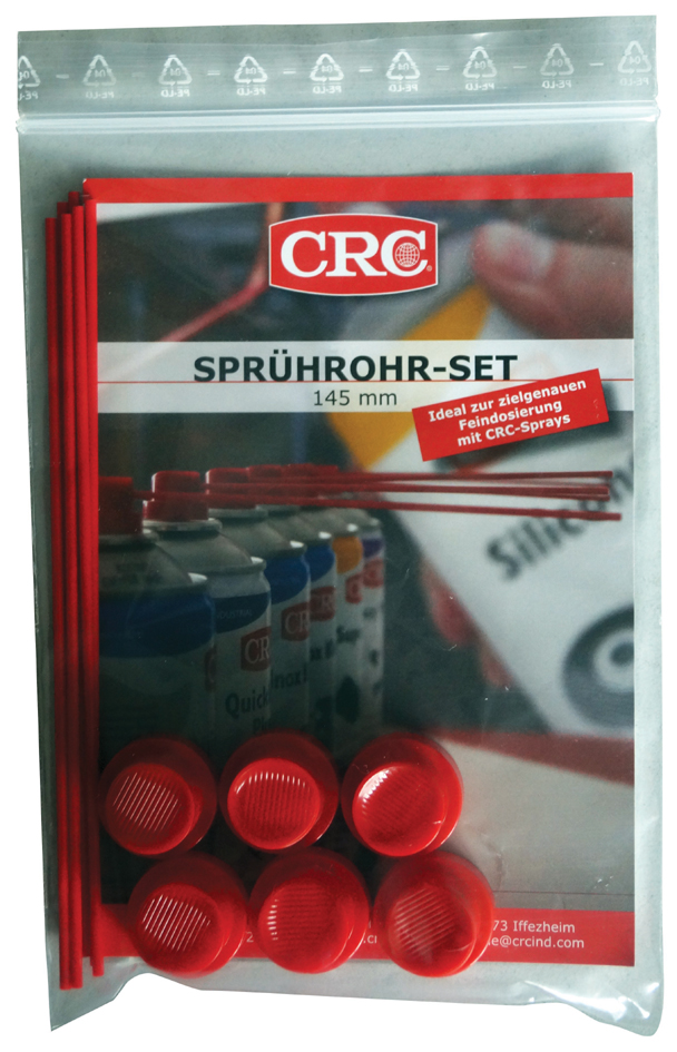 5412386062216 - Sprührohr-Set für Spraydosen 145 mm rot