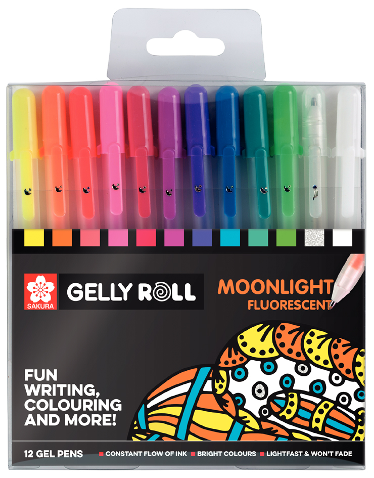 8712079395711 - Gel-Tintenroller Gelly Roll Moonlight 12er Etui