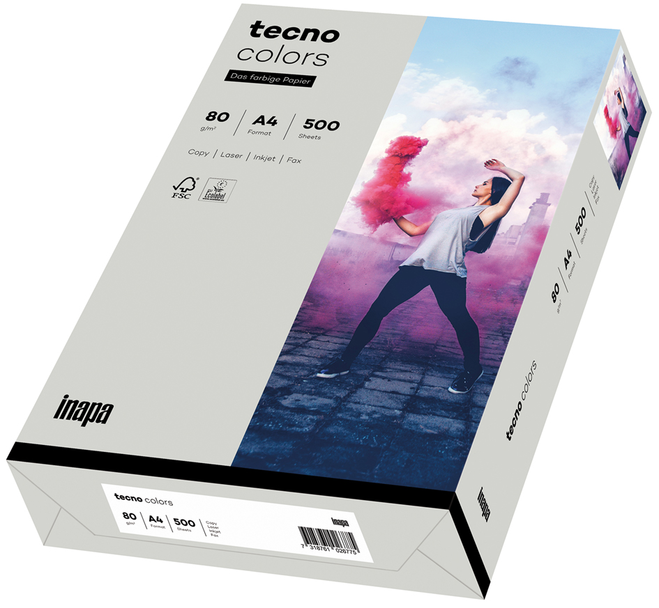 tecno Multifunktionspapier colors, A4, 80 g/qm, violett