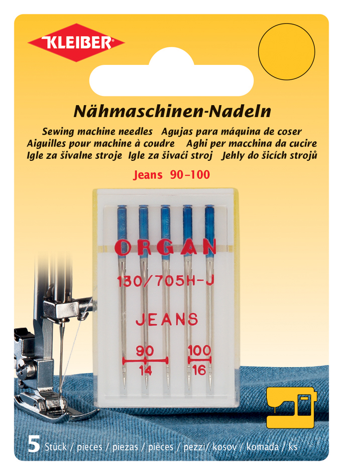 4009691699940 - KLEIBER Nähmaschinen-Nadel-Set Jeans 5-teilig