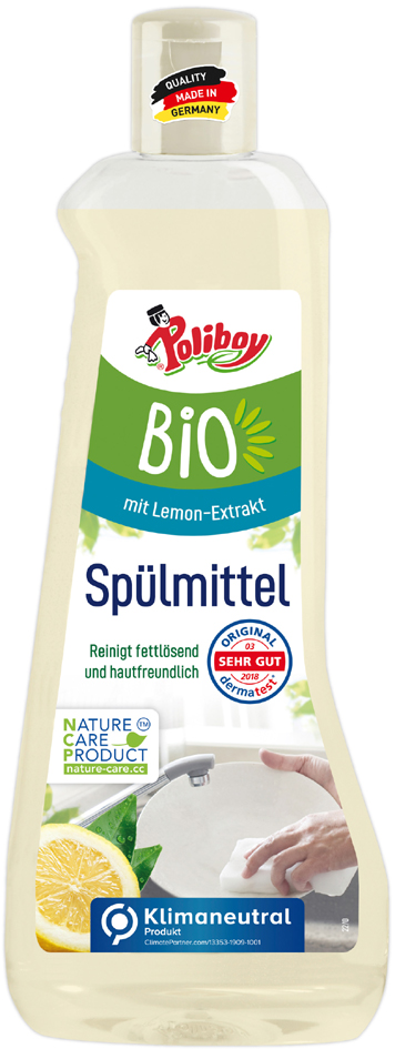 4016100060512 - Poliboy Bio Handspülmittel mit Lemon-Extrakt 500 ml Flasche