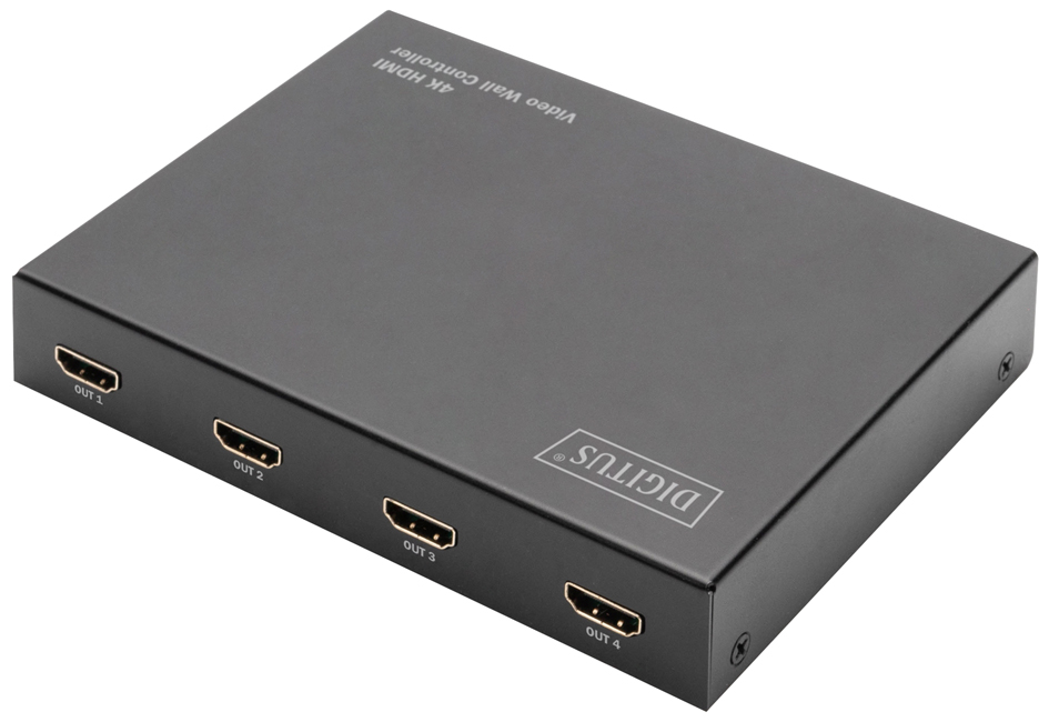 4016032467595 - DS-43309 2+2 Port HDMI-Switch Ultra HD-fähig einzeln schaltbar mit Fernbedienung 3840 x 2160 Pixel