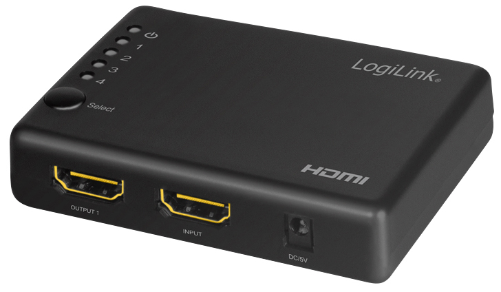 4052792062342 - LogiLink HDMI splitter 1x4-Port 4K 30 Hz HDCP CEC slim