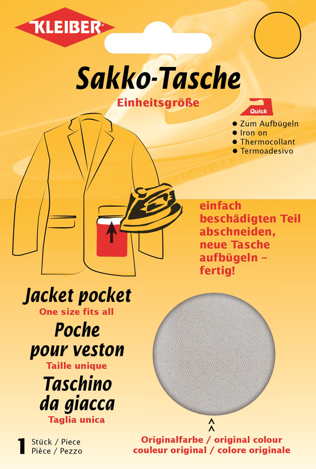 4009691130023 - KLEIBER Quick-Sakko-Tasche hellgrau