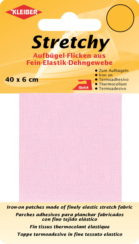 4009691300099 - KLEIBER Stretchy-Bügel-Flicken 400 x 60 mm rosa