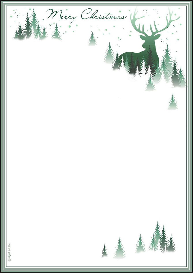 sigel Weihnachts-Motiv-Papier , Christmas Forest, , A4