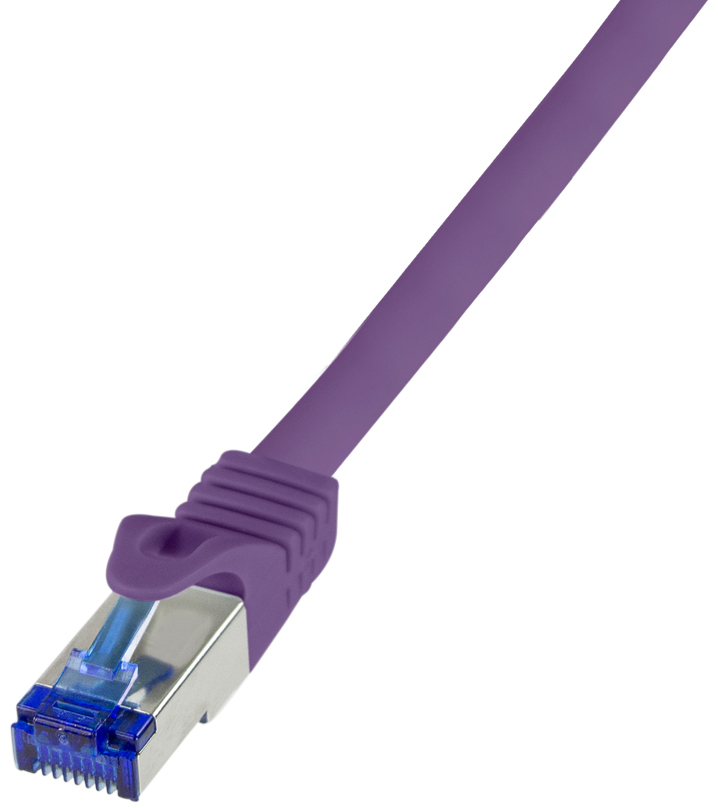 LogiLink Patchkabel Ultraflex, Kat.6A, S/FTP, 0,25 m,violett