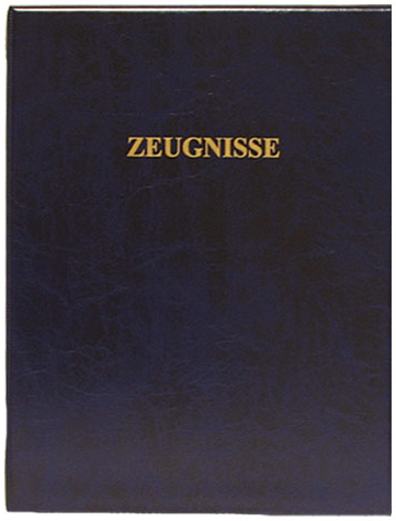 4028279885049 - Zeugnisringbuch Kunststoff DIN A4 dunkelblau