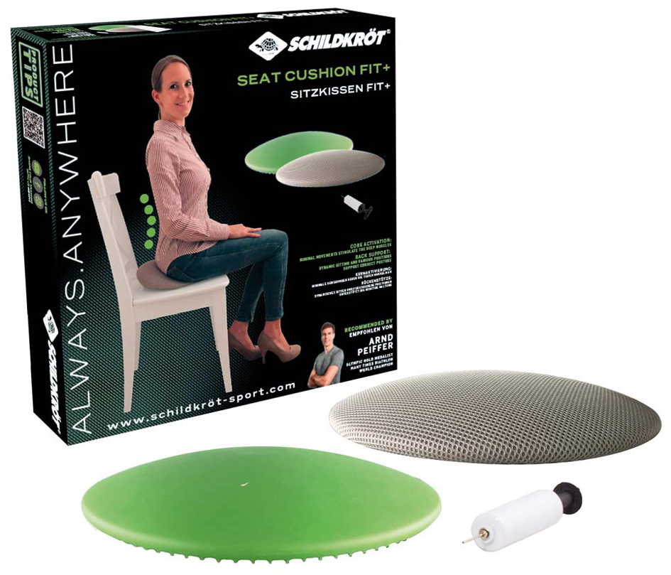 4000885600377 - Schildkröt Fitness Seat Cushion Fit+ (Bunt One Size) Yoga- und Fitness Zubehör